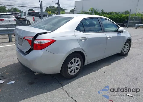 2016 Toyota Corolla L z USA, uszkodzony, nr VIN 2T1BURHEXGC488178
